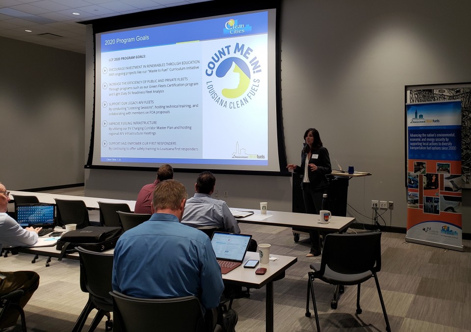 Ann Vail presenting LCF's 2020 Initiatives